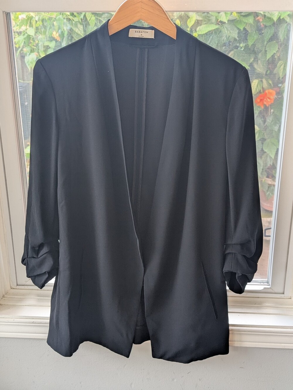 Babaton Black Power Hip Blazer Size 12